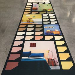 Printed carpet / Moquette imprimée