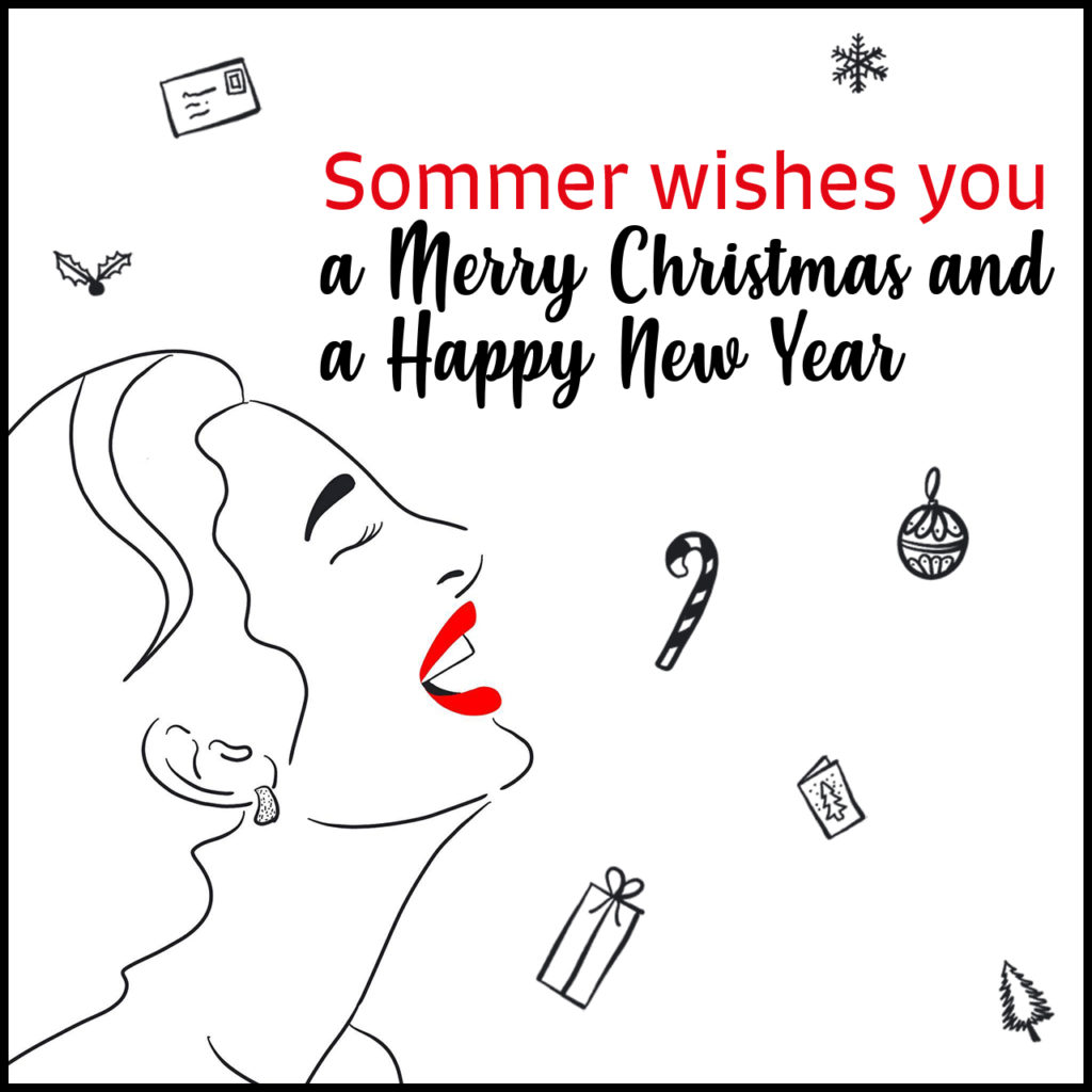 Sommer wishes you a merry christmas and a happy new year 2021